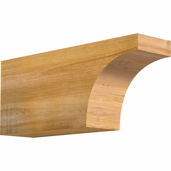 Ekena Millwork Huntington Rough Sawn Rafter Tail, Western Red Cedar, 6"W x 10"H x 24"L RFT06X10X24HUN00RWR - main